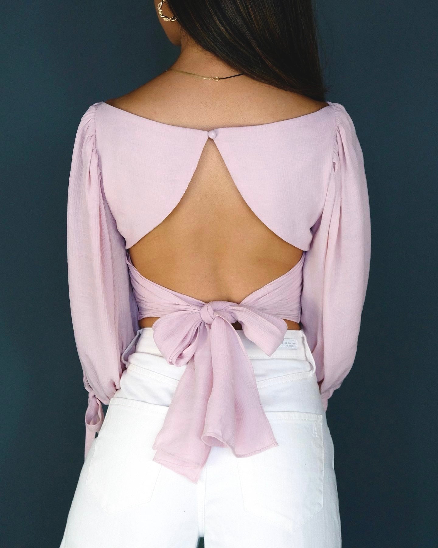 Blush Bustier Crop Top
