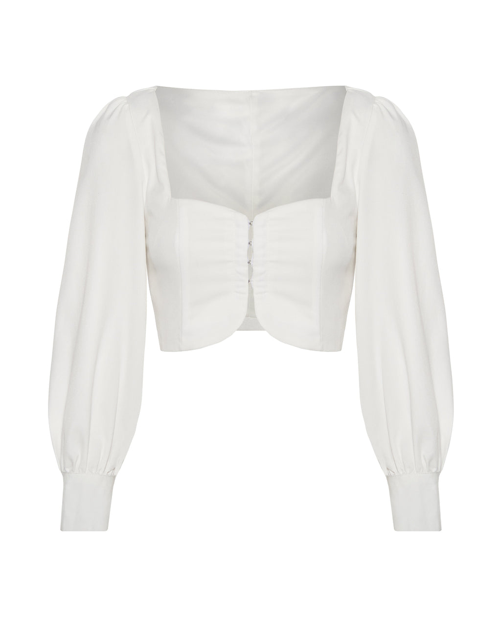 White Tailored Top