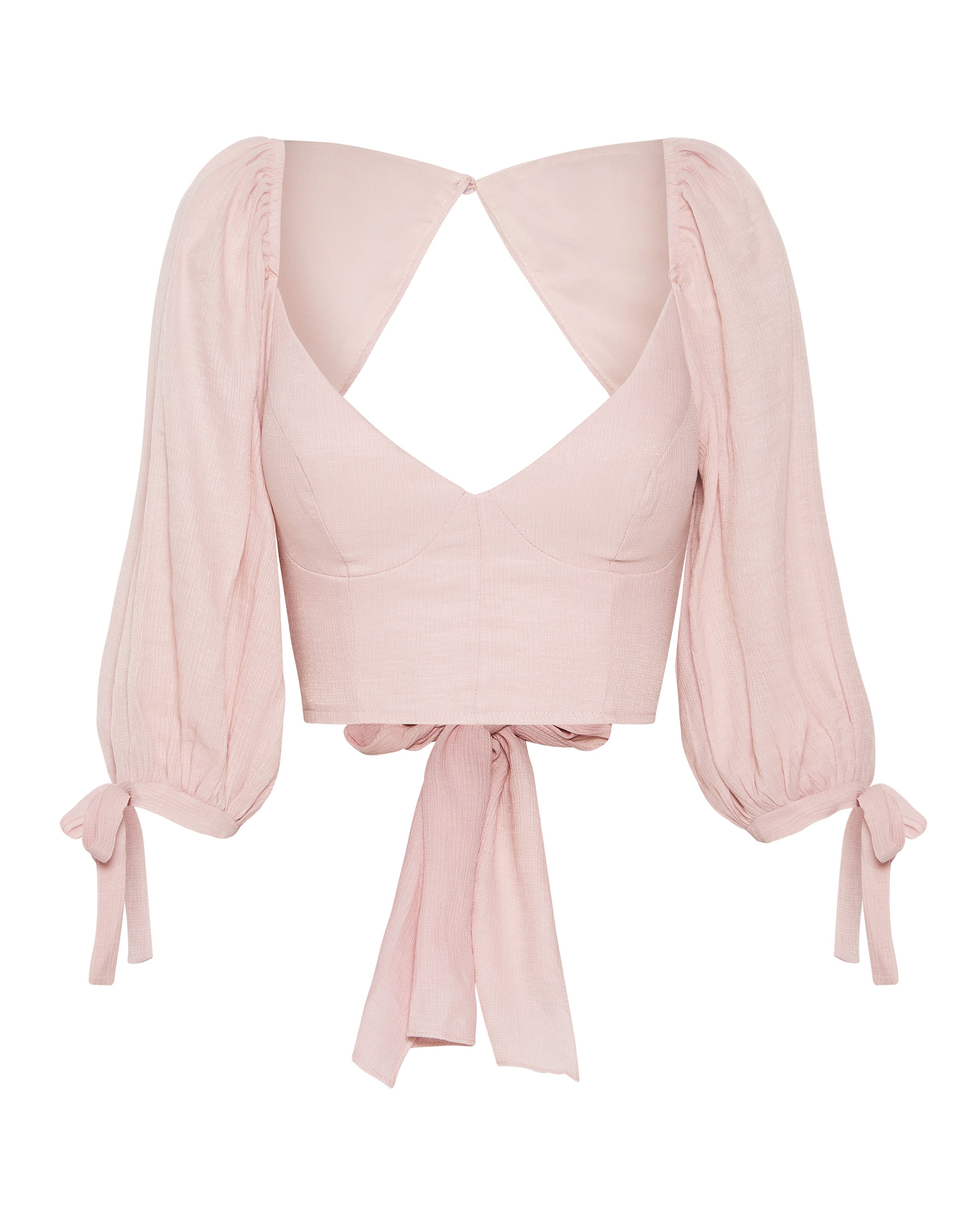 Blush Bustier Crop Top
